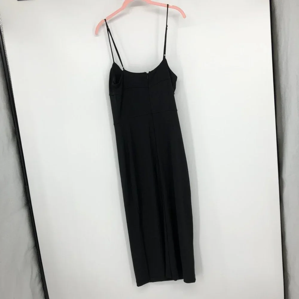 NWT Dynamite Black midi corset detail cami dress Medium - Picture 12 of 14